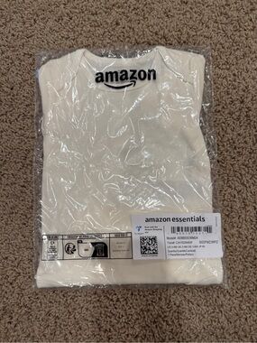 Amazon Essentials White Onesie 3-6M